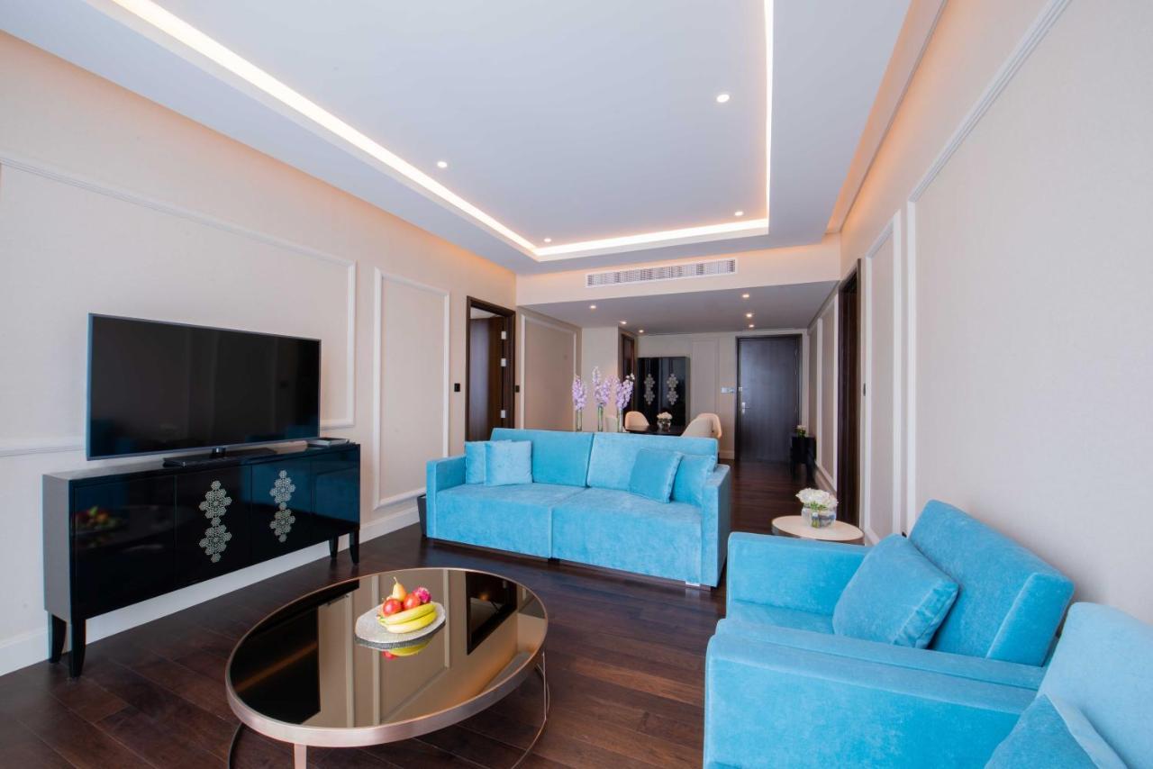 Shaza Doha Hotel Luaran gambar A living room at the hotel