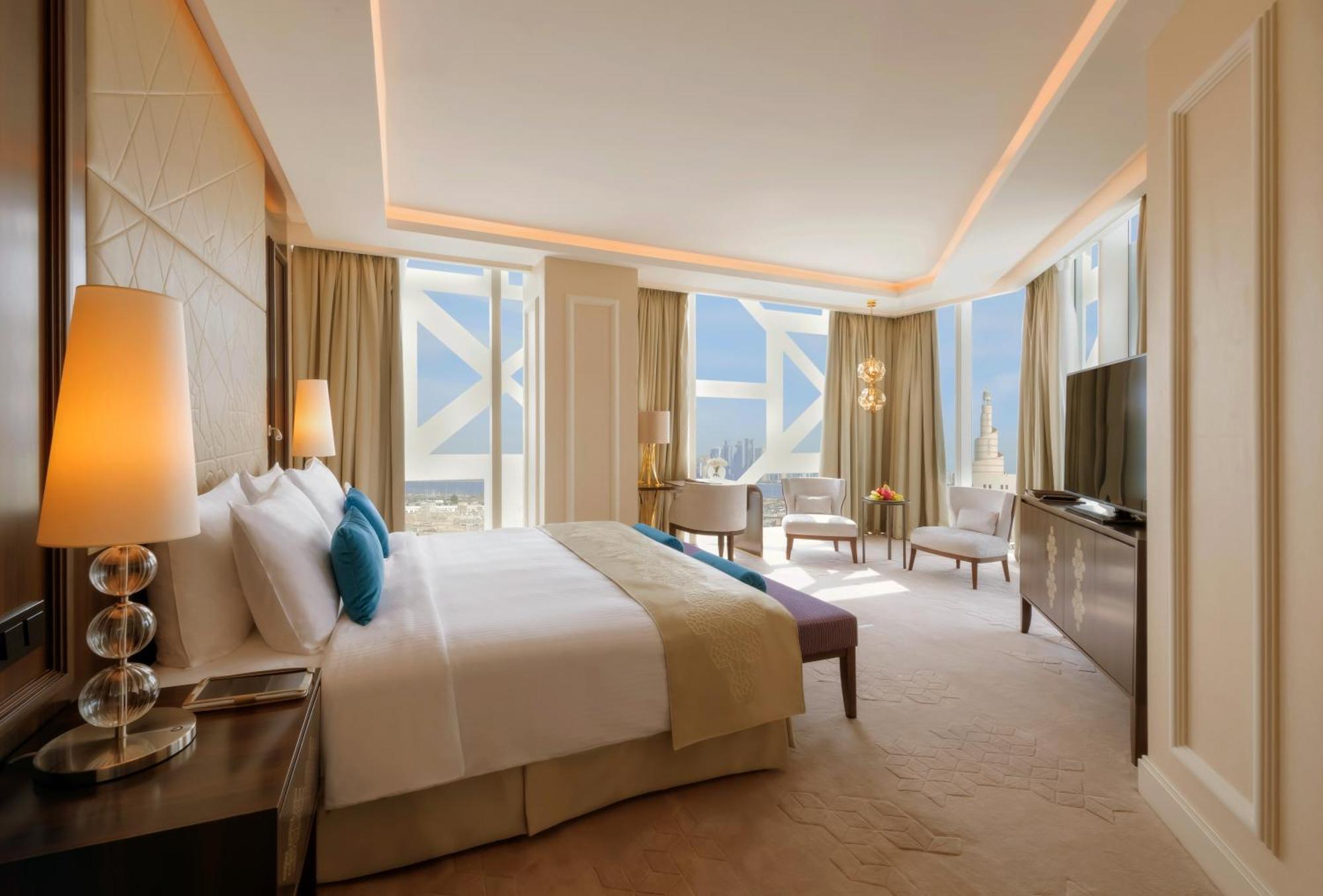 Shaza Doha Hotel Luaran gambar A bedroom at the hotel